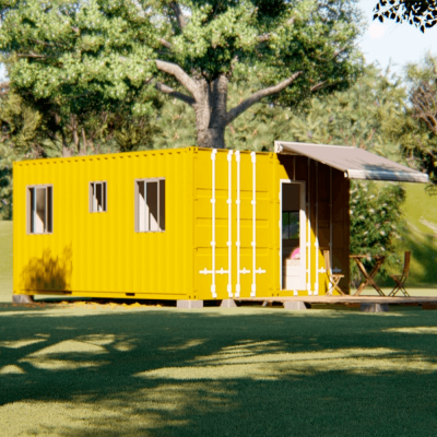Casa Container Acoplada 20 PÉS