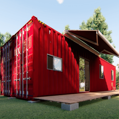 Casa Container Acoplada 40 PÉS