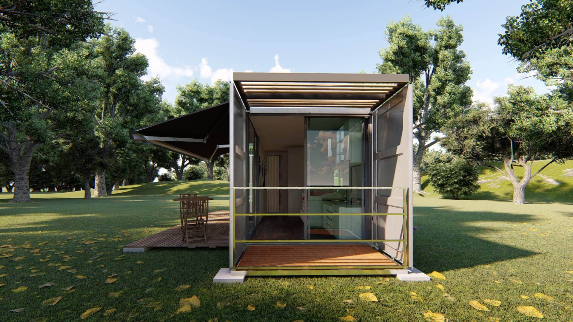 Container Kitnet de Luxo - Locares Casa Container e Projetos Customizados