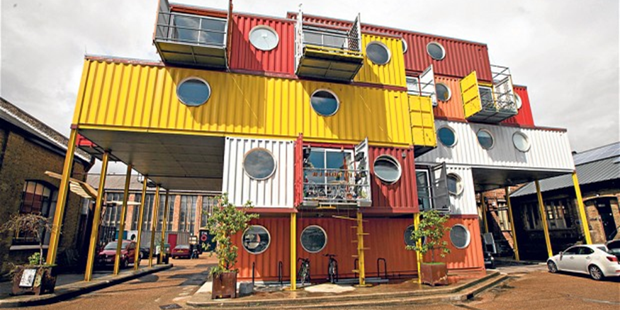 Predio-Container-City Prédio Container City