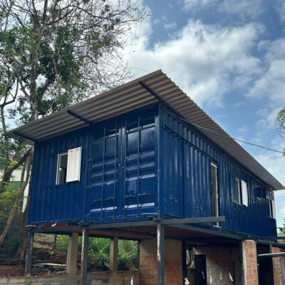 Casa Container de 60m2 com 2 Containers Marítimos