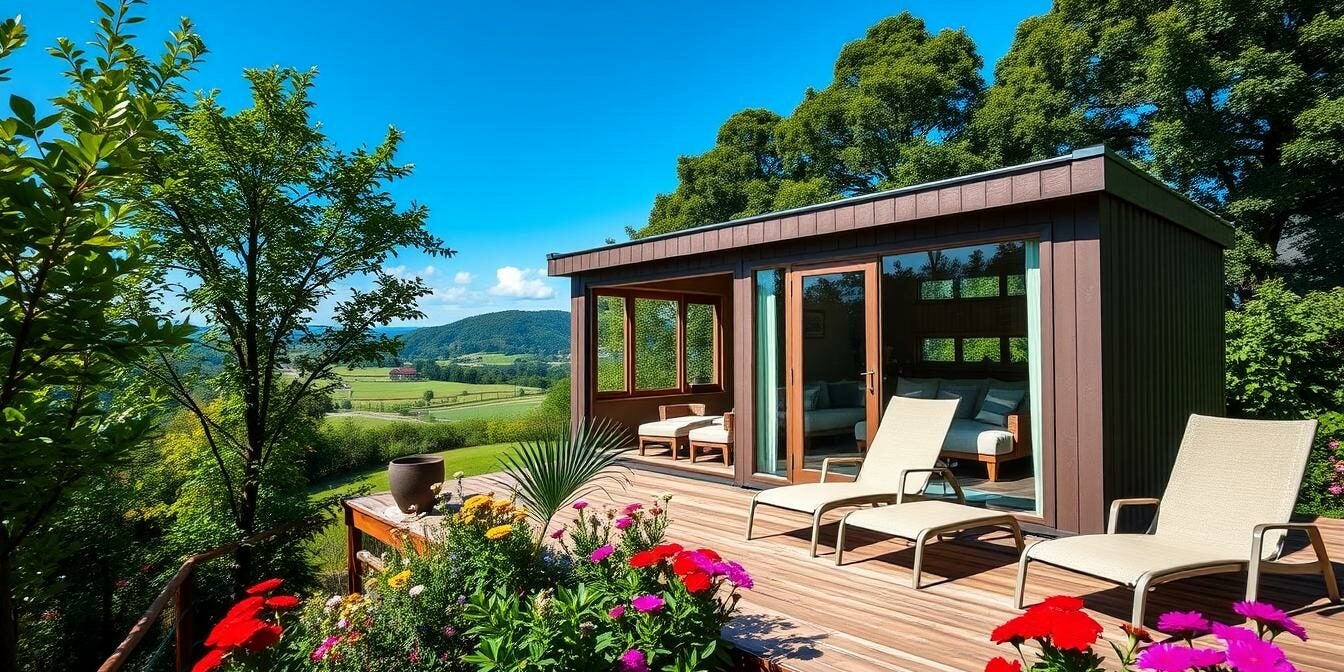 casa container de férias